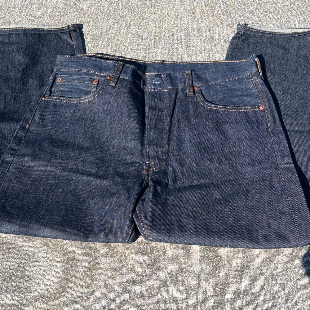 501 Levi Classic Blue Denim Jeans 36 x 30